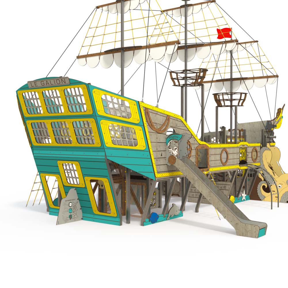 Lekställning QC Pirateskepp 4 Lekställning QC Pirateskepp